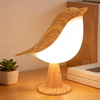 Lámpara LED con forma de pájaro y control táctil
