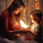 Lámpara LED con forma de pájaro y control táctil